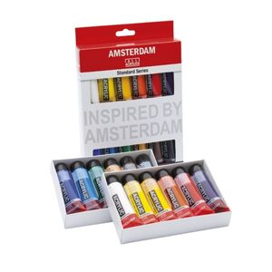 Sada akrylových farieb AMSTERDAM Standard Series 12 x 20 ml