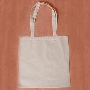 Bavlnená taška s dlhou rúčkou - 38 x 42 cm