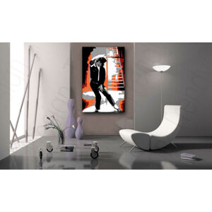 Ručne maľovaný POP Art obraz Michael Jackson  mj4 (POP ART obrazy)