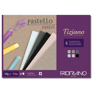 Blok farebných papierov pre pastel FABRIANO Tiziano