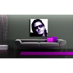 Ručne maľovaný POP Art obraz Bono-U2 100x100 cm